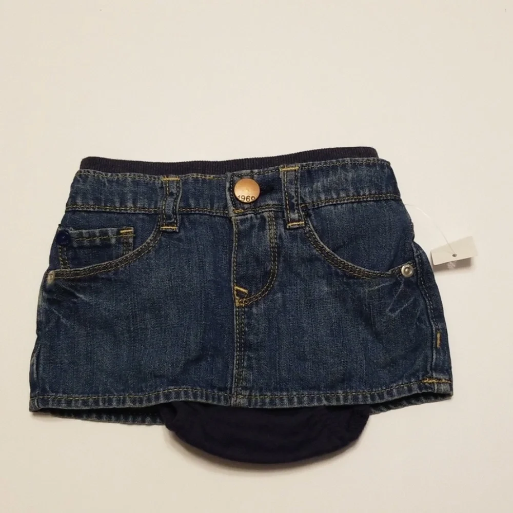 Baby Gap Denim skirt with diaper cover 1 pc
